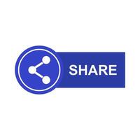 Share button icon illustration vector