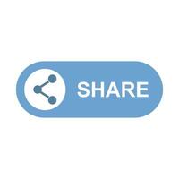 Share button icon illustration vector