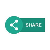 Share button icon vector