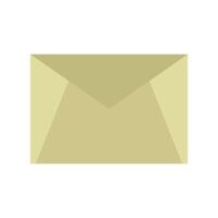 An envelope with a white background vector