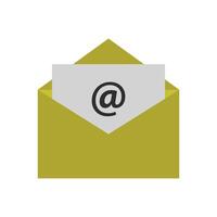 Email envelope icon illustration vector