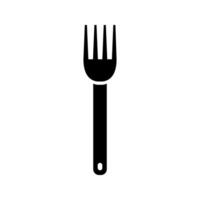 Fork icon illustration on white background vector