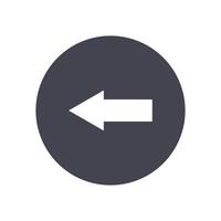 A black and white arrow pointing in the direction of an arrow vector