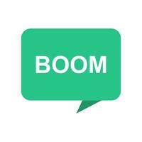Boom - chat app for android vector