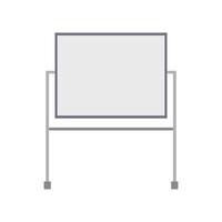 A white board with a white board on it vector