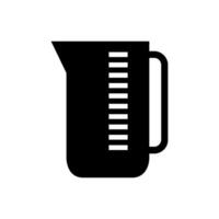 A black and white illustration of a pitcher vector