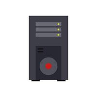 Server computer icon illustration design vector