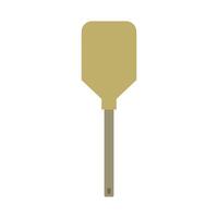 A wooden paddle on a white background vector