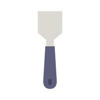 A flat icon of a spatula on a white background vector