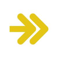A yellow arrow pointing to the right vector