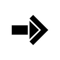 An arrow pointing down on a white background vector