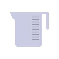 A measuring cup icon on a white background vector