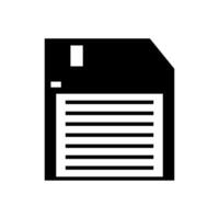 A floppy disk icon on a white background vector