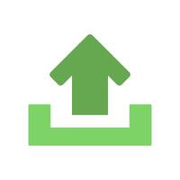 Up arrow icon vector
