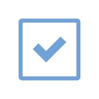 Check mark icon price 1 vector