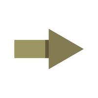 An arrow pointing down on a white background vector
