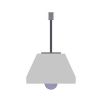 A gray light fixture hanging from a ceiling vector