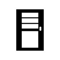Door icon isolated on white background vector