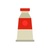A bottle of mustard on a white background vector