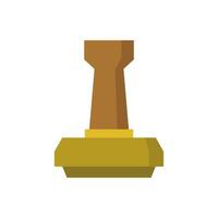 A hammer icon on a white background vector