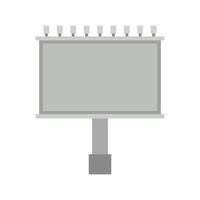 Blank billboard illustration vector