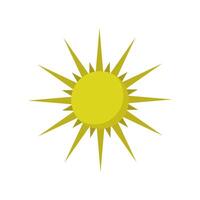 Sun icon illustration vector