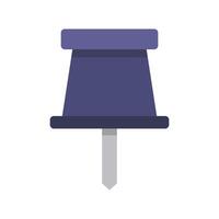 A purple hat on a nail vector