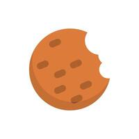 A cookie icon on a white background vector