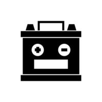 Car battery icon isolated on white background vector