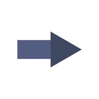 An arrow pointing down on a white background vector