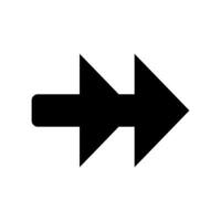 An arrow pointing down on a white background vector