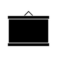 A black and white image of a black and white sign vector