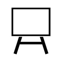 A black and white drawing board on a white background vector