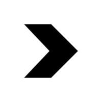 A black arrow pointing down on a white background vector
