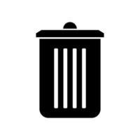 Trash can icon illustration vector