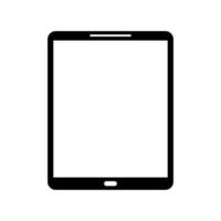 Tablet computer icon illustration vector