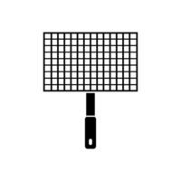 A tennis racket icon on a white background vector