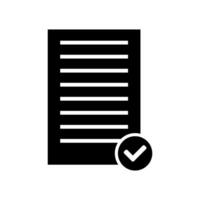 Check mark icon illustration on white background vector