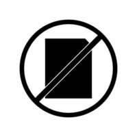 No document sign illustration vector