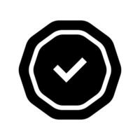 Check mark icon illustration vector