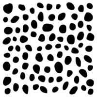 A black and white pattern of spots vector