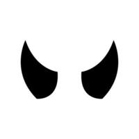A black and white spider face with two eyes vector