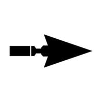 Arrow icon illustration isolated on white background vector