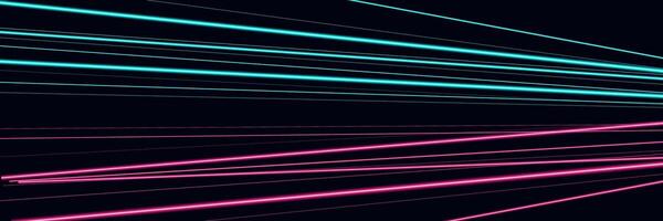 Dynamic pink and blue motion light trails with blur effect. Futuristic dynamic technology banner. illustration eps10 vector