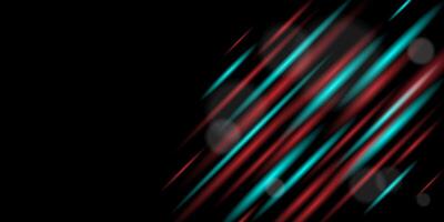 Luminous abstract red and blue laser beams. Futuristic dynamic illustration eps10 vector