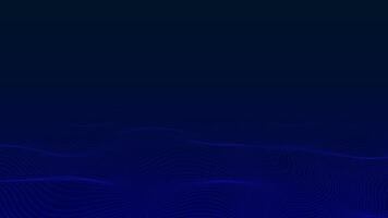 Abstract line wave technology background. Hi-tech dynamic shape composition background vector