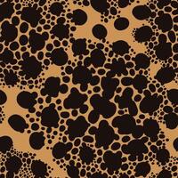 Decorative Seamless Pattern of Black Point Clusters vector