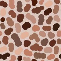 Seamless Pattern of Overlapping Chocolate Tones vector