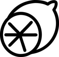 Vibrant Lemon Icon Representation vector