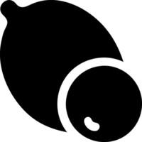 Minimalist Lemon Icon Concept vector